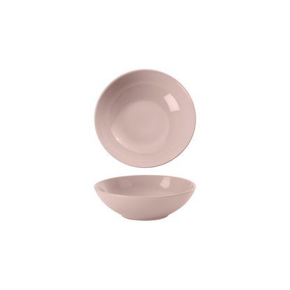 Wiltshire Coupe Bowl CLAY, 180mm, Glazed Stoneware, 4pc Set