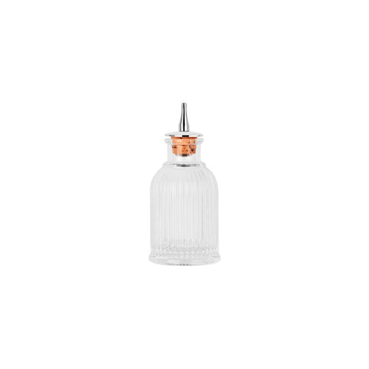 Zanzi Line Bitter Bottle, 90ml, Bevelled Glass