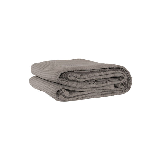 Blanket Cotton Waffle, King, 340gsm, Latte
