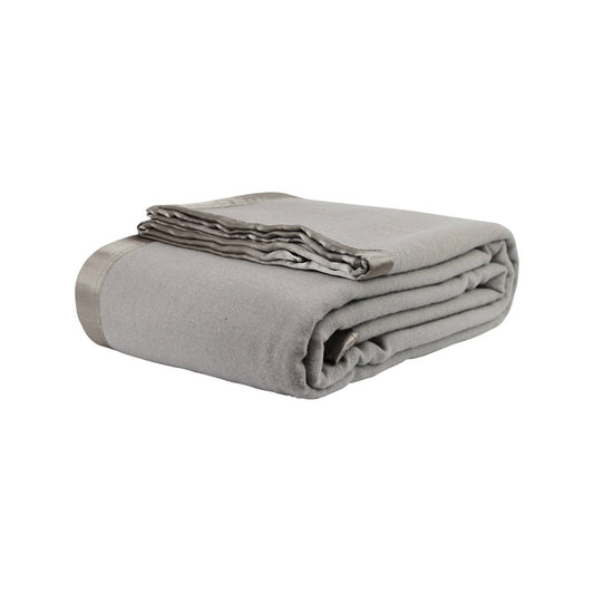 Blanket Wool Waffle, Single/Double, 400gsm, Silver