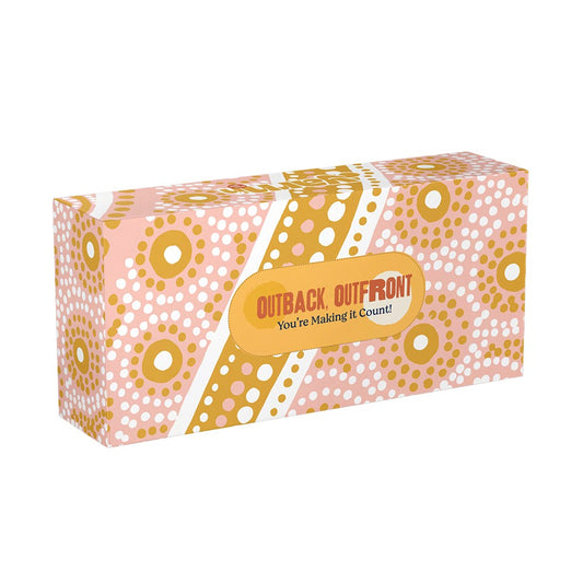 Yarn'n Facial Tissue Our Bunji Deadly, Recycled, Rectangular, 2ply 100 Sheet, Ctn 48