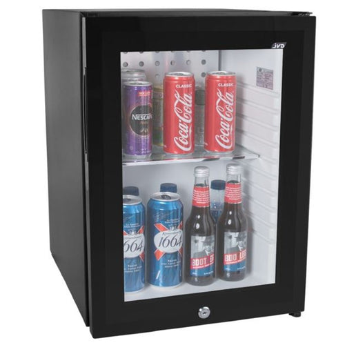 JVD Hotel Minibar CPE Series, 30L, 3-ply glass door