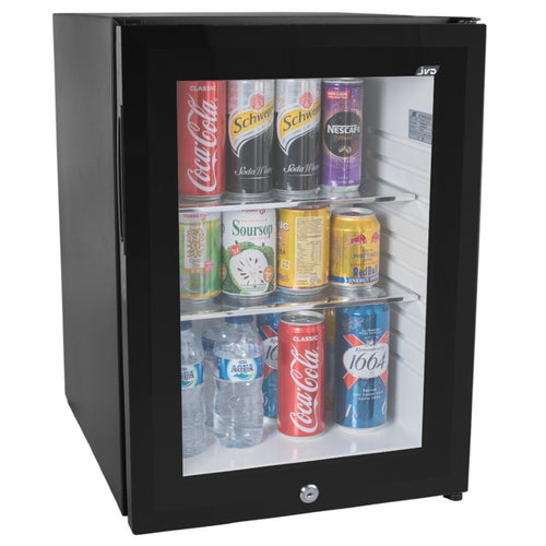 JVD Hotel Minibar CPE Series, 40L, 3-ply glass door