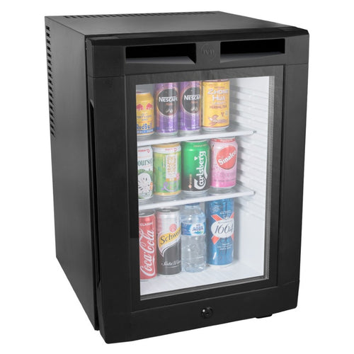 JVD Hotel Minibar EC Series, 40L, 3-ply glass door with lock