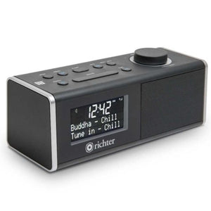 Richter Digital Audio & FM Alarm Clock - Black
