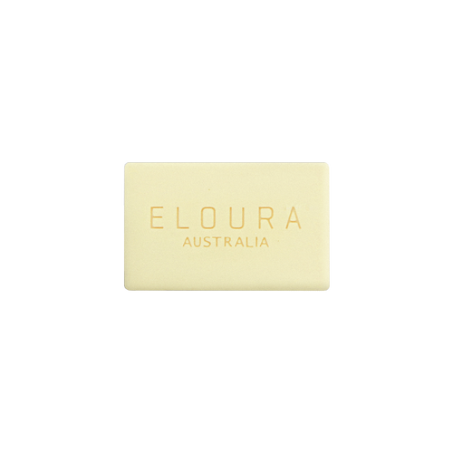 ELOURA Australia White Softening Soap Bar in white cardboard box 30g